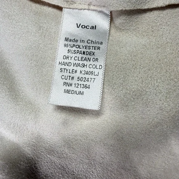 VOCAL JACKET Womens Medium Western RODEO COWGIRL USA Fringe CONCERT Festival - Picture 7 of 12